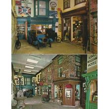 Hotel Classic Car The Castle Museum York Yorkshire Rare 1970s Mint 2x Postcard