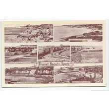 Thanet Beauty Spots Multiview Postcard Kent Paragon Series B