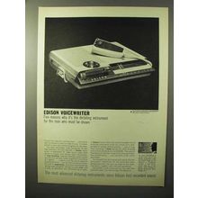 1964 Edison Voicewriter Ad - Five Reasons Why