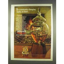 1977 Dewar's White Label Scotch Ad - Changing