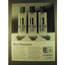 1980 Clinique Clarifying Lotion Ad - Skin-Sweepers