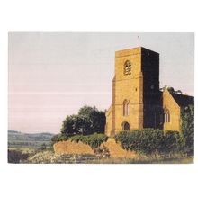 ST. MICHAEL'S CHURCH, WARMINGTON, WARWICKSHIRE unused vintage postcard