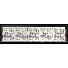 2266 24.1c Tandem Bicycle Very Fine MNH Dry Gum PNC 1/5 X1324