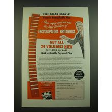 1956 Encyclopaedia Britannica Ad - Reveals remarkable plan