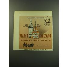 1949 Marie Brizard Anisette and Apry Liqueur Ad - Two world famous liqueurs