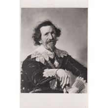 A Man With A Cane Frans Hals Vintage London Gallery Painting Real Photo Postcard