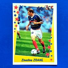 98/99 Panini Superfoot 1998 1999 Zinedine Zidane Sticker #190