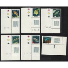 Monaco Fishes in Oceanographic Museum Aquarium 6v Corners 1988 MNH SG#1857-1862