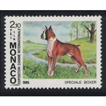 Monaco Boxer Intl Dog Show Monte Carlo 1985 MNH SG#1739