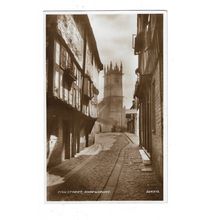 Fish Street, Shrewsbury, Shropshire, RP Postcard.