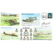 RAF Marham Captain GJ Bagwell Station Commander Map Hand Signed FDC