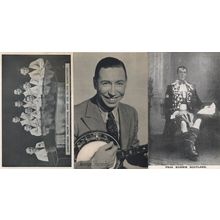 George Formby Scottish Comedian Steffani 3x Old Theatre Postcard s