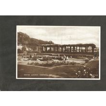 Postcard Sussex Worthing Denton Gardens 1930s nice Postmark
