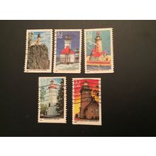 ICOLLECTZONE US 2969-73 Lighthouses VF used