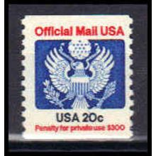 O135 20c Eagle Fine MNH KA2016