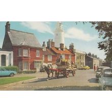 Southwold Lighthouse From East Green 1970s Postcard