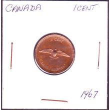1967 Canada 1 Cent Coin