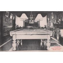 Billiard Room Windsor Boarding House Dunoon Old Scottish Postcard