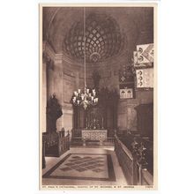 Chapel of St Michael and St George St Paul's Cathedral London Postcard 77074