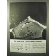 1964 Remington Rand Office Systems Ad - High Cost