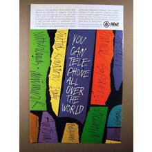 1967 AT&T Telephone Ad - All Over the World