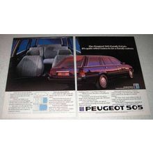 1984 Peugeot 505 Family Estate Car Ad