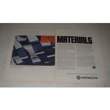 1985 Hitachi Research Laboratory Ad - New Materials