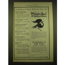 1924 G.P. Putnam's Sons Ad - A selection of Choice Books for Early Fall