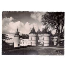 CHATEAU, CHAUMONT, FRANCE used vintage postcard #