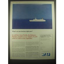 1967 P&O Cruise Ad - What's on your horizon right now?