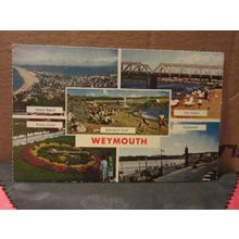 multiview, WEYMOUTH, DORSET. used postcard 1964 postmark #