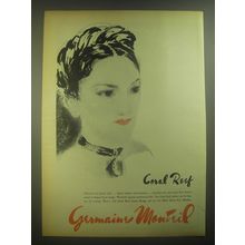 1945 Germaine Monteil Coral Reef Lipstick Advertisement
