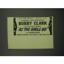 1949 As the Girls Go Play Ad - Gay and Rowdy. - Atkinson, Times