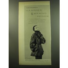 1949 Hammer Brand Fur Coat by Fishman & Greenfield Ad - Broadtail Persian