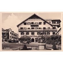 Gasthof Zur Post St Gilgen Austria Real Photo Postcard