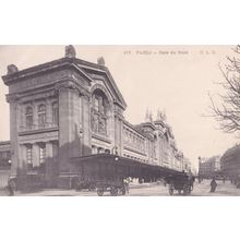 Paris Gare De Nord Old Postcard