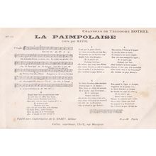 La Paimpolaise Botrel Music of Brittany Antique French Postcard