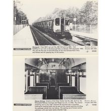 Merseyrail Class 508 3 Car Train Bromborough Bake Station 2x Postcard