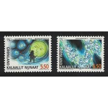 Greenland Nordic Mythology 2v 2004 MNH SG#442-443