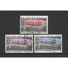 Singapore.National Day set of 3.Fine Used.Jun25