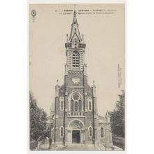No1 Guerre 1914-1915 - Marceuil L'eglise avent le bombardement Postcard WW1 WWI
