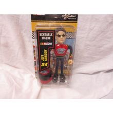 Jeff Gordon 24 Nascar Bobble Dobbles Bendable Figure 3 up Dupont