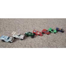 seven custom matchbox toy vehicles