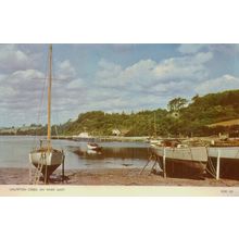 Postcard Galmpton Creek, River Dart, Devon