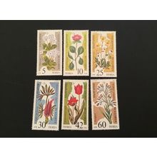 ICOLLECTZONE Bulgaria 3393-97 flowers VF NH