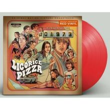 LICORICE PIZZA - ORIGINAL SOUNDTRACK - RED COLOR VINYL 2-LP SET " NEW, SEALED"