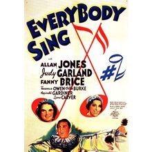 Everybody Sing (1938)_0 Movie Film Poster Canvas iconic design