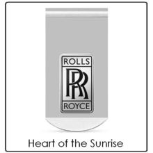 ROLLS ROYCE Money Clip - Silverplate Steel Logo Emblem - Car Auto Jewelry