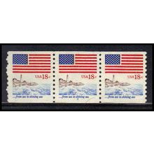 1891 18c U.S. Flag Very Fine MNH SG PNC 2/3 PA2197