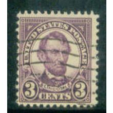 Used 635 3c Abraham Lincoln Barely Clears A15525